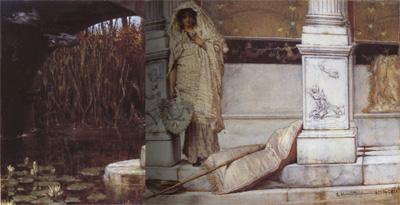 Alma-Tadema, Sir Lawrence Fishing (mk23) oil painting image